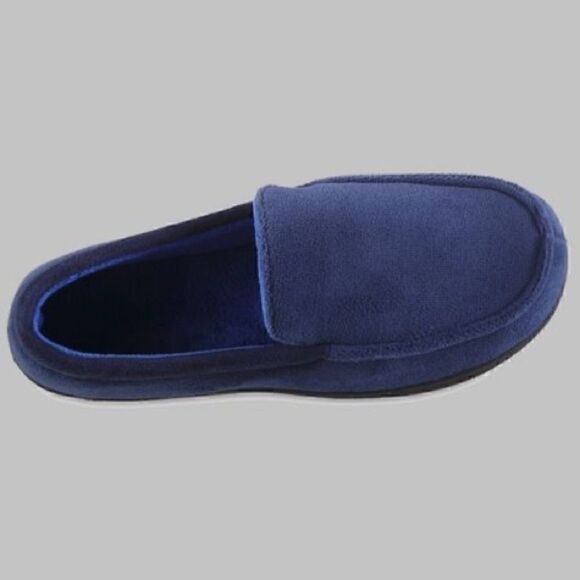 New ISOTONER Men's Jared Moc-Toe Memory Foam Slippers XXL 13/14 - Picture 2 of 16